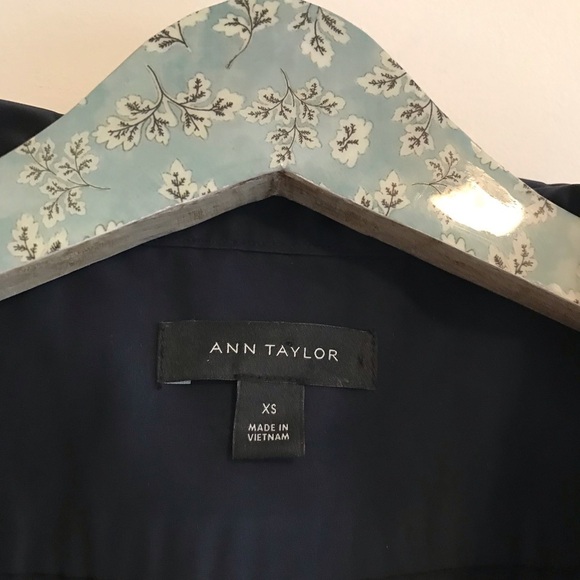 NWOT Ann Taylor Navy Anorak Windbreaker Jacket - Picture 7 of 8